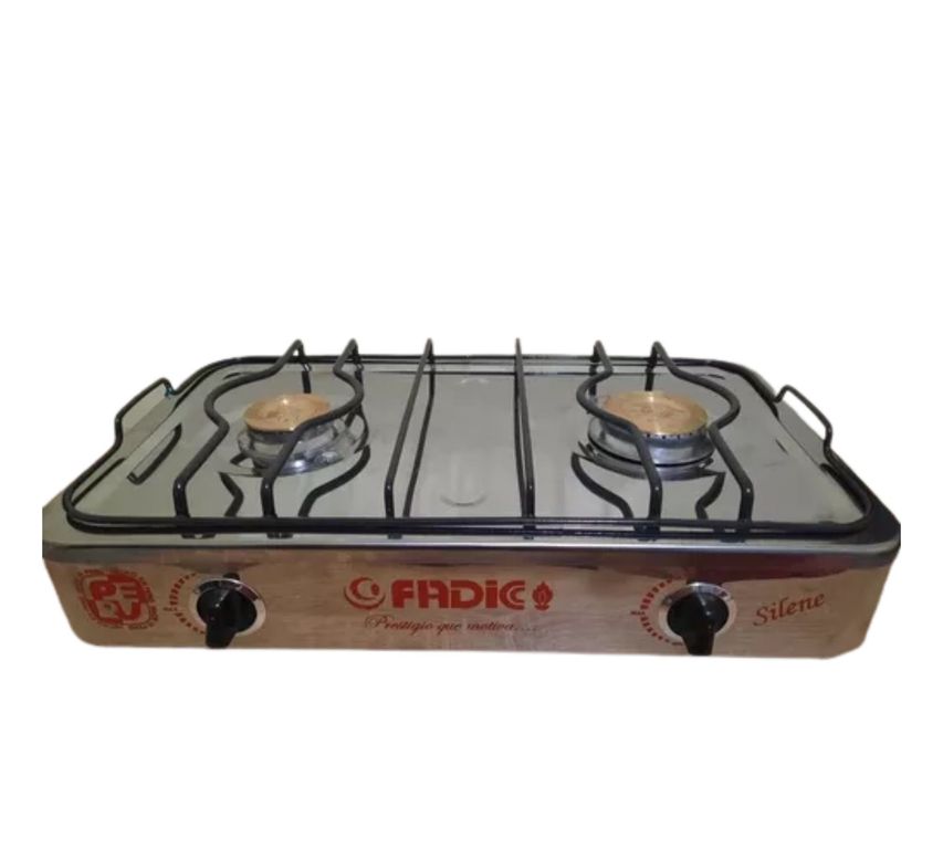 Cocina de Mesa 2 hornillas total acero inoxidable Modelo Silene Marca