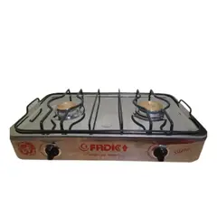 FADIC - Cocina de Mesa 2 hornillas total acero inoxidable Modelo Silene Marca