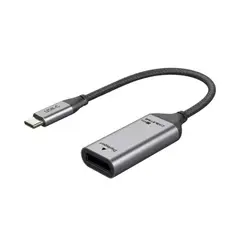 GENERICO - Mini Adaptador 4k Usb-c A Display Port Dp Aluminio Nylon
