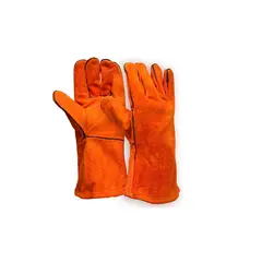 STEEL PRO - GUANTES DE CUERO SOLDADOR NARANJO STEELPRO