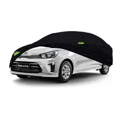 TECGO - PROTECTOR CUBIERTA FUNDA COBERTOR TIPO KIA SOLUTO Negro