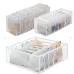 GENERICO - Set de Organizadores de Ropa Interior blanco