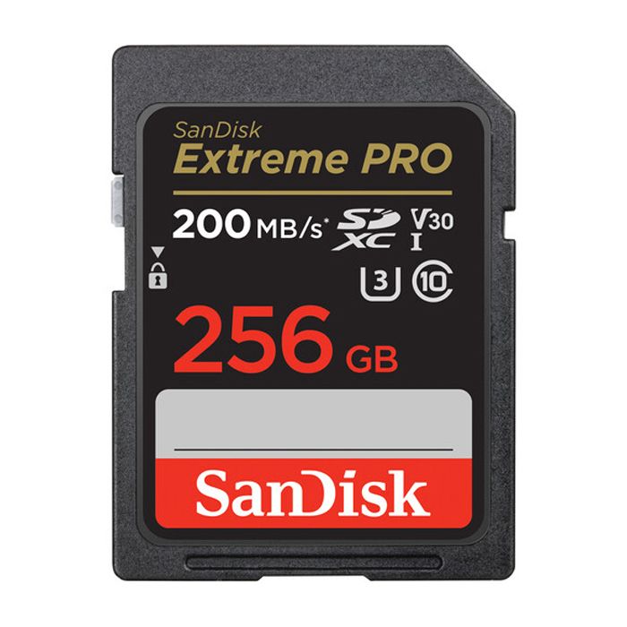 Memoria SD 256GB - R200mb - W140mb - Extreme Pro