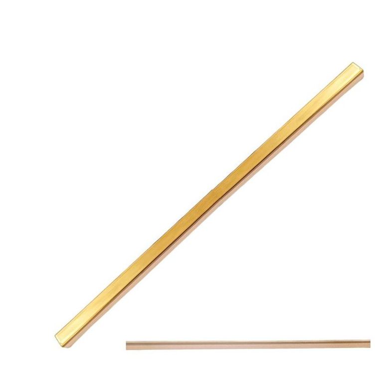 Lápiz Cerámico Cuadrado Dorado 1.5X60CM