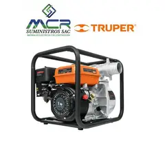 TRUPER - Motobomba autocebante 2" x 2" a gasolina 7 HP 17116
