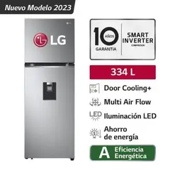 LG - Refrigeradora GT33WPP 334L Gris