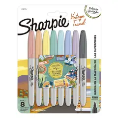 SHARPIE - Marcador Permanente Vintage X 8