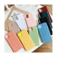 GENERICO - Iphone 11 pro max case protector de silicona - CORAL