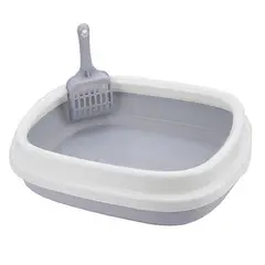 GENERICO - Arenero abierto para gato 56x45cm - Lila