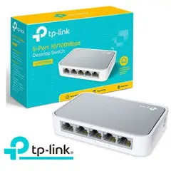 TP LINK - Switch TP-Link 5 puertos TL-SF1005D 10/100Mbps Blanco