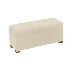 MAVISAC - Baul Halon Dos Plazas Color Marfil - tela