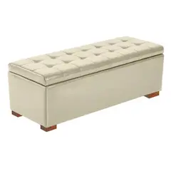 MAVISAC - Baul Couster Plaza y Media Color Marfil - tela