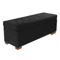 MAVISAC - Baul Rindo Plaza y Media Color Negro - Ultracuero