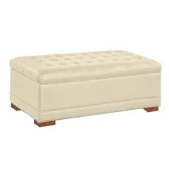 MAVISAC - Baul Darcy Dos Plazas Color Marfil - tela