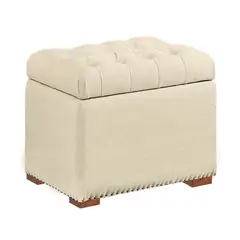 MAVISAC - Baul Diana pequeño Color Marfil - Ultracuero