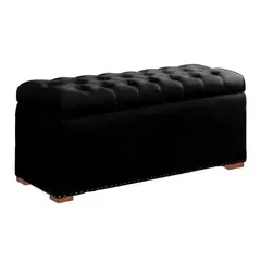 MAVISAC - Baul Diana Plaza Queen Color Negro - Ultracuero