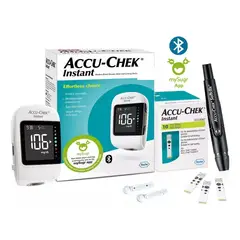 ACCU CHEK - KIT GLUCOMETRO INSTANT 60 TIRAS + 110 LANC.