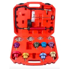 GENERICO - KIT PROBADOR PRESIÓN RADIADORES 14PCS WORKTOOLS