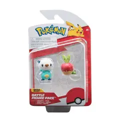 POKEMON - Pokémon Figura de Batalla Coleccionable Oshawott y Applin