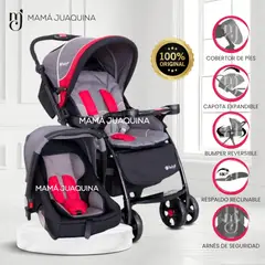 EBABY - Coche Cuna Travel System «BRAVIAR NEW» Red