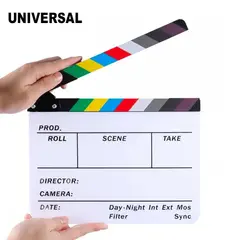 GENERICO - Claqueta Acrilica Magnetica Para Video - CINE