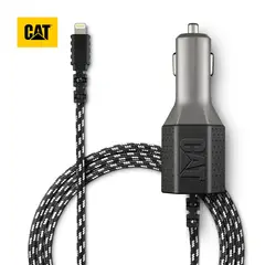 CAT - Cargador De Auto Resistente Con Cable USB-Lightning 4.8A 1.8 Mtros