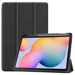 GENERICO - Funda Smart Cover con Porta Lapiz para Tablet Samsung A8 10,5" Negro