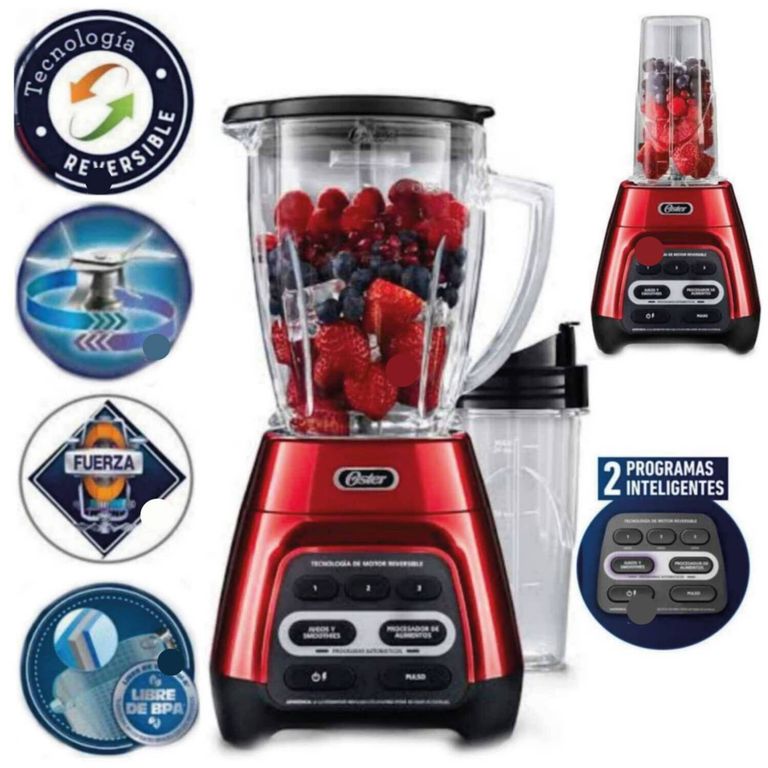 Licuadora de 1000W con Tecnología Reversible BLSTPYG1310RBG Pica Hielo