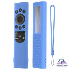 CASE - Funda Para Control Samsung Qled Solar 2021- 2022 – Celeste Fluor