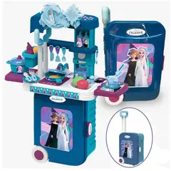 DISNEY - Set De Cocina Frozen Y Maleta 3 En 1 + Accesorios