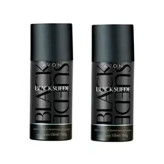 AVON - Avón - Black Suede Desodorante en Aerosol 150ml x 2 unidades