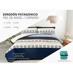 VENECIA - Set de Cubrecama KING con Carnero INVIERNO de 5 Piezas