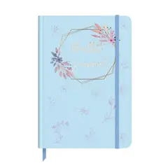 GENERICO - Bullet Journal Celeste Flores