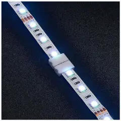 GENERICO - Unión Conector Tira Led 4 pines 10mm Pack x10 Und Empalme