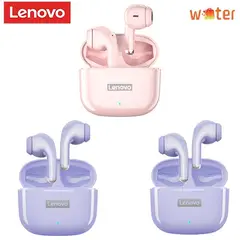 LENOVO - Set 3 De Audifonos LP40 Pro Tws 512Morado1 Rosa