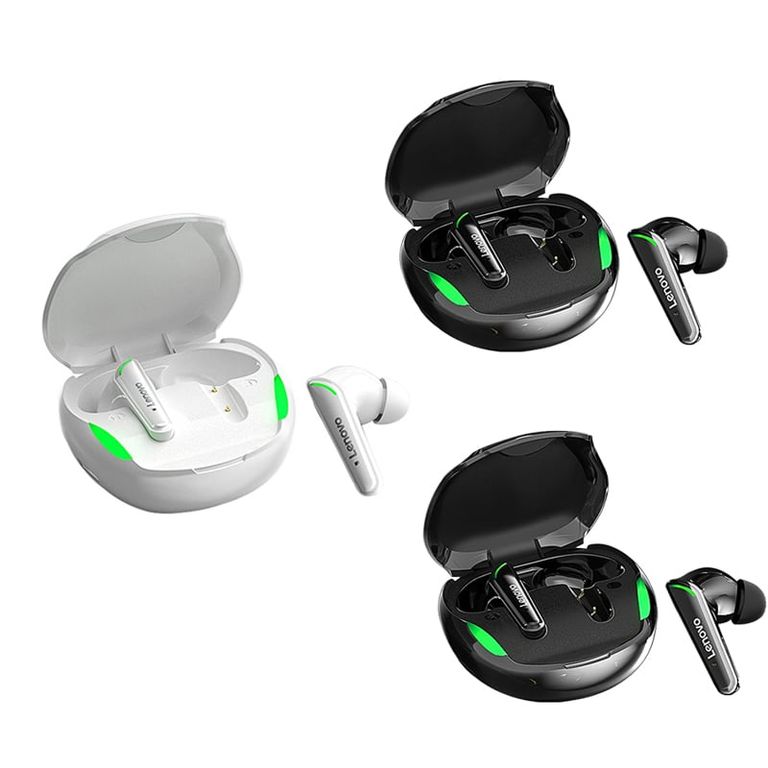 3SET Audifonos XT92 de Gaming Tws Auriculares 2Negro1Blanco