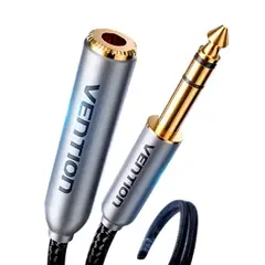 VENTION - Cable PREMIUM Extension 1m TRS Balanceado 635mm PLUG Nylon