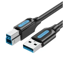 VENTION - Cable Usb-b 3.0 Cable Impresora Dac Dj (1m) Windows Flexible
