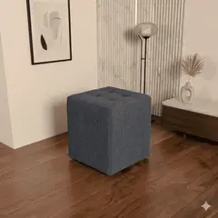 GENERICO - Puff Marruecos Color Gris Oscuro