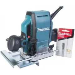 MAKITA - Ruteadora 3/8" - 1/4" 900W 35 mm + Fresa Recta RP0900X3