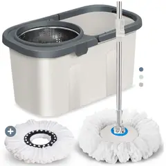 MINARI - Trapeador Premium Balde Escurridor Giratorio T02V Aleatorio