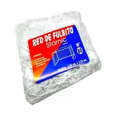 GENERICO - RED MALLA PARA ARCO DE FULBITO Nº 80 BLANCO
