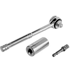 GENERICO - LLAVE DADO UNIVERSAL CON RACHET MEDIDA 7-19MM MPT TOOLS