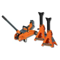 TRUPER - Gata hidraulica 2 toneladas + caballete 3 toneladsa