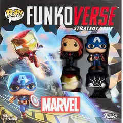 FUNKO - Funkoverse Marvel 4 Pack - Avengers Black Widow Iron Man