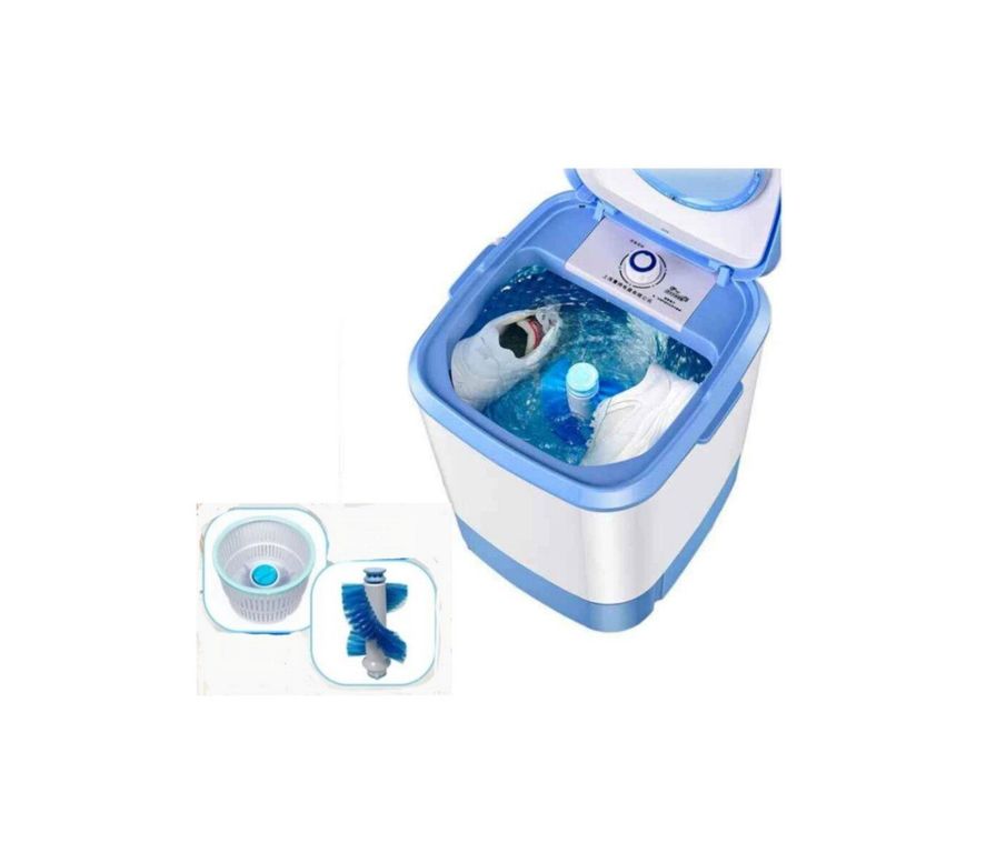Mini Lavadora Portátil Con Escobilla Y Canastilla