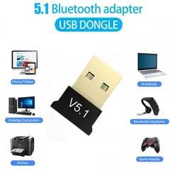 CHIN HAUR - USB Bluetooth 51 Receptor ordenador PC y portátil