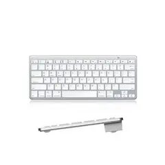 GENERICO - Teclado Inalámbrico Bluetooth para TV Laptop PC Marca Seisa - Blanco