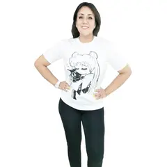 GENERICO - Polo Mujer Sailor Moon - Nathalie Love It - Blanco