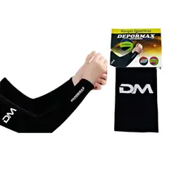 GENERICO - MANGA DEPORTIVA PARA VÓLEY COLOR NEGRO TALLA L DM